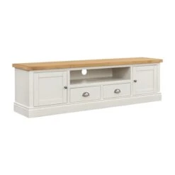 Compton Extra Wide TV Unit, Ivory For TVs Up To 80" -Online Furniture Store 30734322 alt02