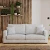 Carson Deep Sit Chunky Chenille 4 Seater Sofa