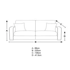 Carson Deep Sit Chunky Chenille 4 Seater Sofa -Online Furniture Store 30741354 alt09