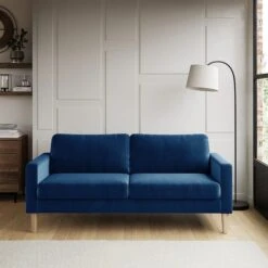 Jacob Velvet 3 Seater Sofa -Online Furniture Store 30745028