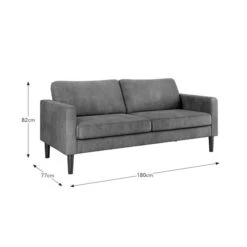 Jacob Velvet 3 Seater Sofa -Online Furniture Store 30745191 alt09