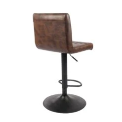 Felix Counter Adjustable Height Swivel Bar Stool, Faux Leather -Online Furniture Store 30748291 alt04