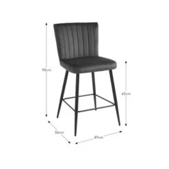 Taylor Counter Height Stool, Velvet 35 Taylor Counter Height Stool, Velvet -Online Furniture Store 30748320 alt09
