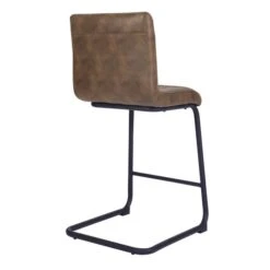 Felix Counter Height Cantilever Bar Stool, Faux Leather -Online Furniture Store 30748431 alt04