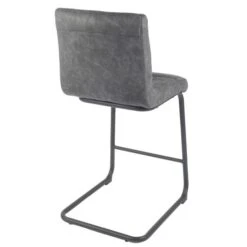 Felix Counter Height Cantilever Bar Stool, Faux Leather -Online Furniture Store 30748432 alt04