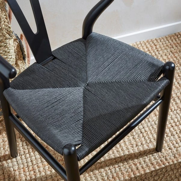 Lara Wishbone Dining Chair, Beech Wood 4 Lara Wishbone Dining Chair, Beech Wood - Image 2