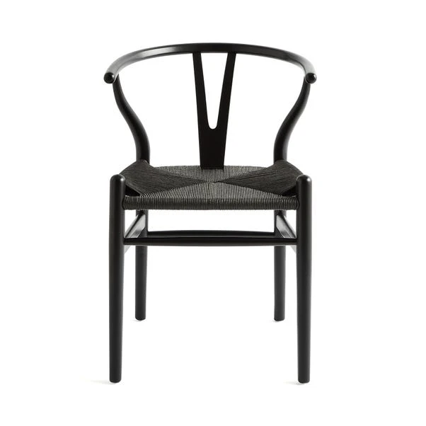 Lara Wishbone Dining Chair, Beech Wood 6 Lara Wishbone Dining Chair, Beech Wood - Image 4