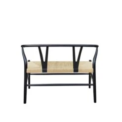 Lara Wishbone 2 Seater Dining Bench, Beech Wood, 110cm 16 Lara Wishbone 2 Seater Dining Bench, Beech Wood, 110cm -Online Furniture Store 30751699 alt05