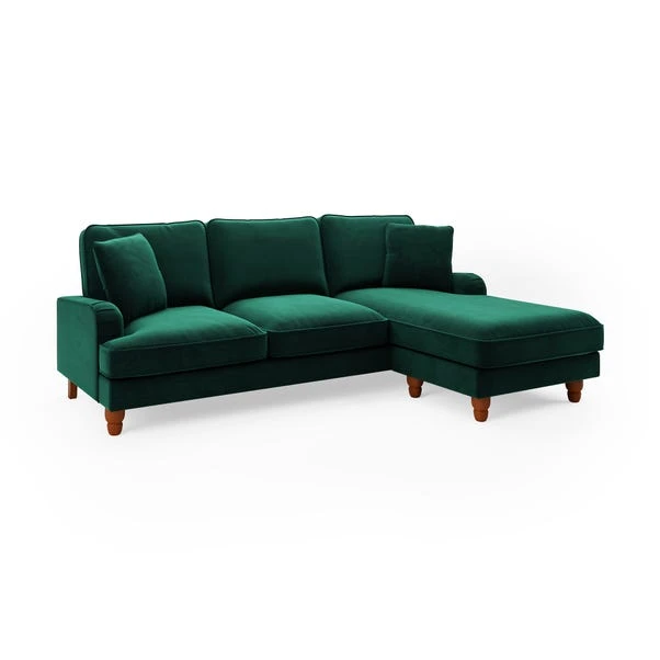 Beatrice Matte Velvet Right Hand Corner Sofa 4 Beatrice Matte Velvet Right Hand Corner Sofa - Image 2