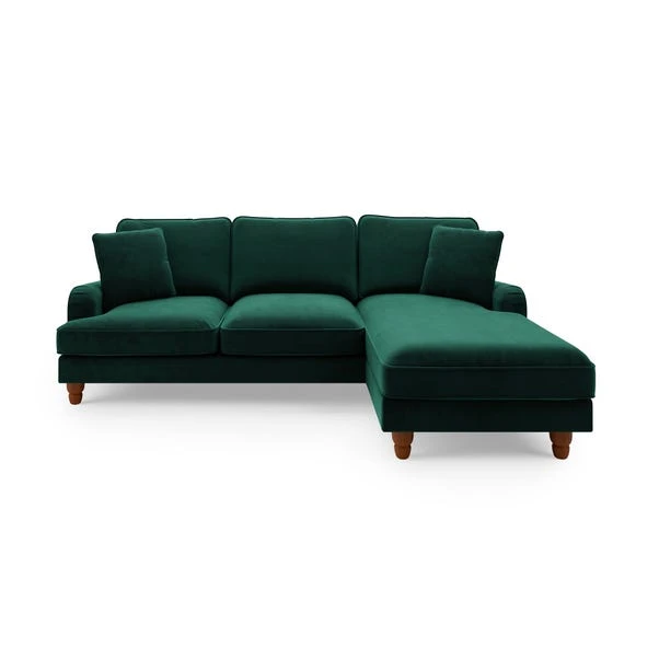 Beatrice Matte Velvet Right Hand Corner Sofa 5 Beatrice Matte Velvet Right Hand Corner Sofa - Image 3