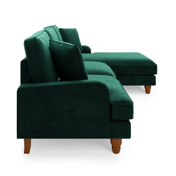 Beatrice Matte Velvet Right Hand Corner Sofa 6 Beatrice Matte Velvet Right Hand Corner Sofa - Image 4