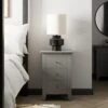 Lynton 3 Drawer Bedside Table, Grey -Online Furniture Store 30768451