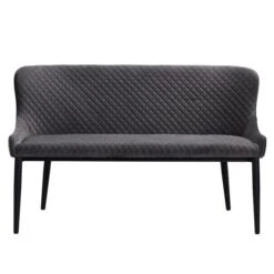 Montreal 2 Seater Dining Bench, Velvet, 133cm 26 Montreal 2 Seater Dining Bench, Velvet, 133cm -Online Furniture Store 30768864 alt02