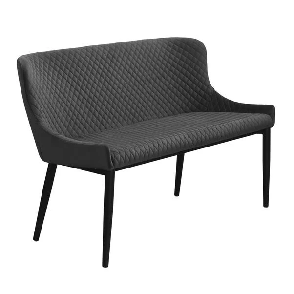 Montreal 2 Seater Dining Bench, Velvet, 133cm 12 Montreal 2 Seater Dining Bench, Velvet, 133cm - Image 10