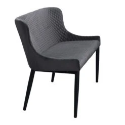 Montreal 2 Seater Dining Bench, Velvet, 133cm 28 Montreal 2 Seater Dining Bench, Velvet, 133cm -Online Furniture Store 30768864 alt04