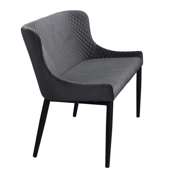 Montreal 2 Seater Dining Bench, Velvet, 133cm 13 Montreal 2 Seater Dining Bench, Velvet, 133cm - Image 11