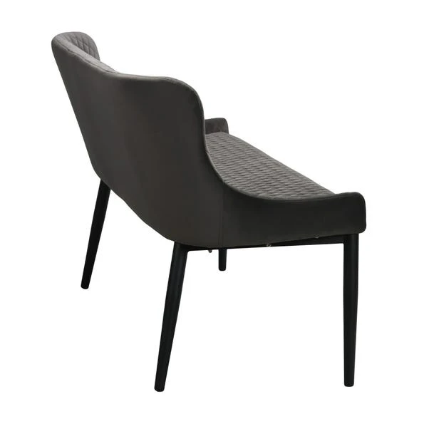 Montreal 2 Seater Dining Bench, Velvet, 133cm 15 Montreal 2 Seater Dining Bench, Velvet, 133cm - Image 13