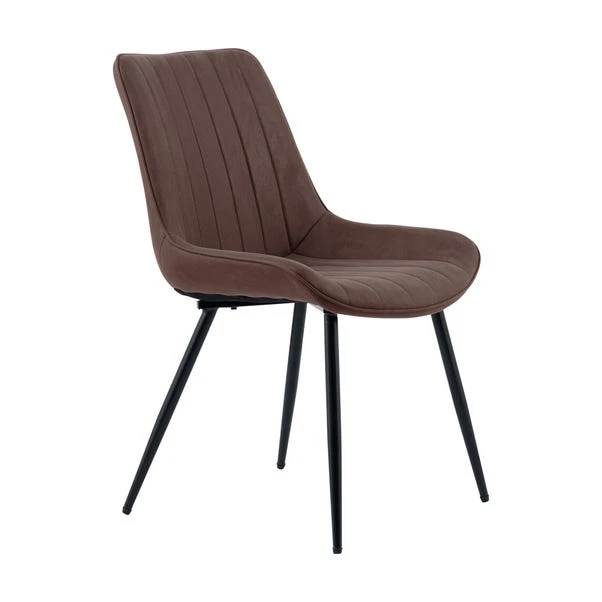 Set Of 2 Zion Dining Chairs, Faux Suede 13 Set Of 2 Zion Dining Chairs, Faux Suede - Image 11