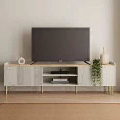 Georgi Extra Wide TV Unit For TVs Up To 80" 37 Georgi Extra Wide TV Unit For TVs Up To 80" -Online Furniture Store 30769273