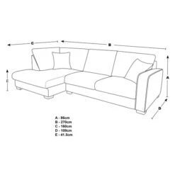 Carson Deep Sit Chunky Chenille Corner Sofa -Online Furniture Store 30770381 alt09