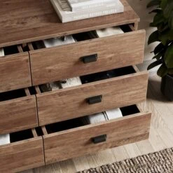 Fulton 6 Drawer Chest, Pine Effect -Online Furniture Store 30773037 alt03