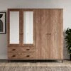 Fulton 4 Door Wardrobe, Pine -Online Furniture Store 30773038
