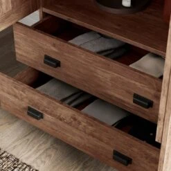 Fulton 4 Door Wardrobe, Pine -Online Furniture Store 30773038 alt02