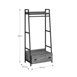 Fulton Open Wardrobe, Pine 15 Fulton Open Wardrobe, Pine -Online Furniture Store 30773044 alt09