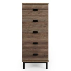 Fulton Tall 5 Drawer Chest, Pine Effect -Online Furniture Store 30773096 alt02