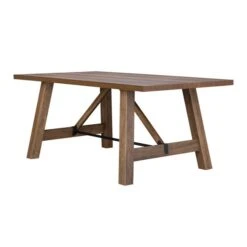 Fulton Trestle 6 Seater Rectangular Dining Table -Online Furniture Store 30778662 alt02