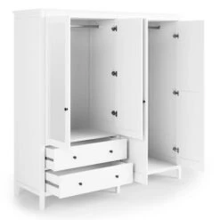 Lynton 4 Door Wardrobe, White -Online Furniture Store 30780266 alt04