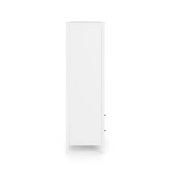 Lynton 5 Door Wardrobe, White 6 Lynton 5 Door Wardrobe, White - Image 4