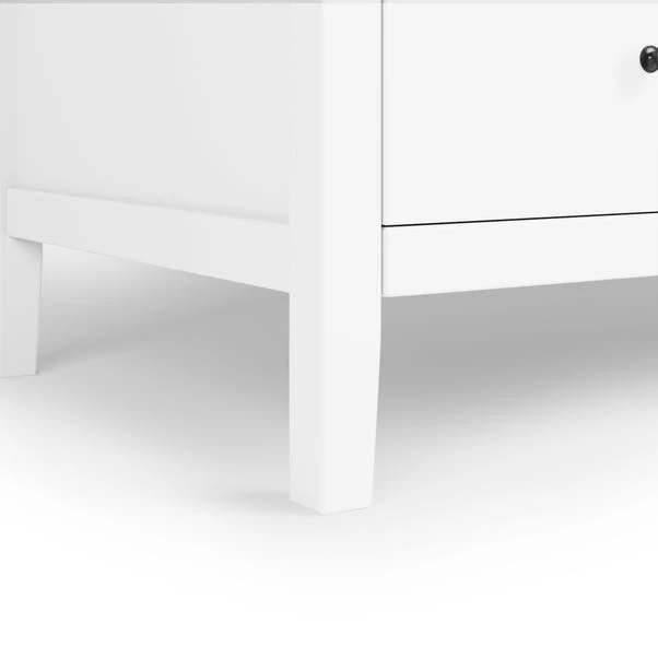 Lynton 5 Door Wardrobe, White 10 Lynton 5 Door Wardrobe, White - Image 8