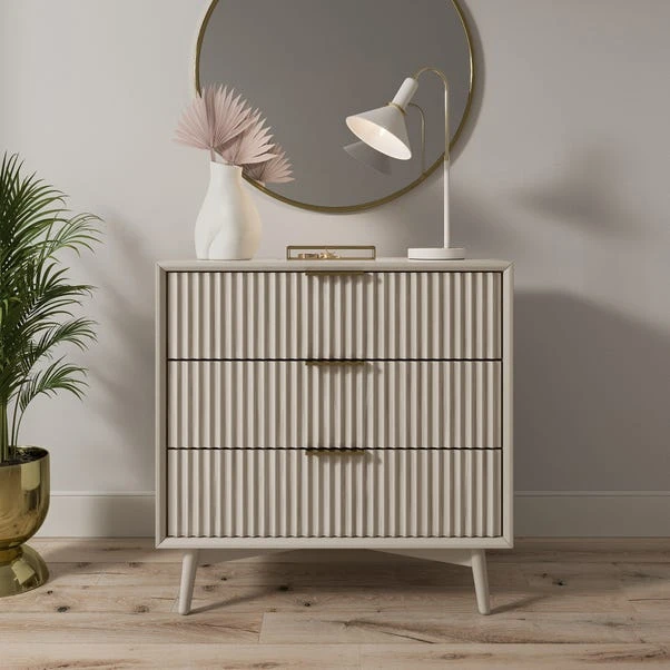 Neena 3 Drawer Chest, Warm Grey 3 Neena 3 Drawer Chest, Warm Grey