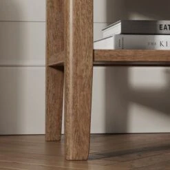 Portland 1 Drawer Bedside Table, Mango Wood -Online Furniture Store 30781893 alt05