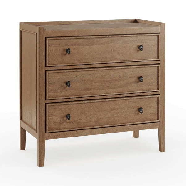Portland 3 Drawer Chest, Mango Wood 4 Portland 3 Drawer Chest, Mango Wood - Image 2
