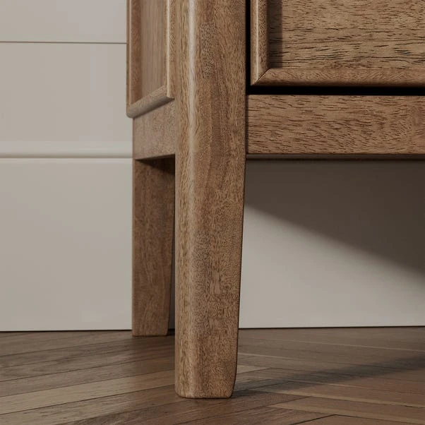 Portland 3 Drawer Chest, Mango Wood 8 Portland 3 Drawer Chest, Mango Wood - Image 6