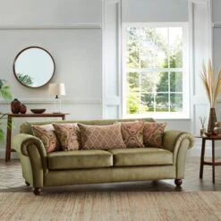 Angus Faux Leather Combo 3 Seater Sofa -Online Furniture Store 30783346 alt01