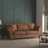 Angus Faux Leather Combo 2 Seater Sofa