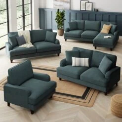 Beatrice Armchair, Chunky Soft Chenille -Online Furniture Store 30792384 alt08