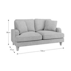 Beatrice Tonal Textured Weave 2 Seater Sofa -Online Furniture Store 30792394 alt09
