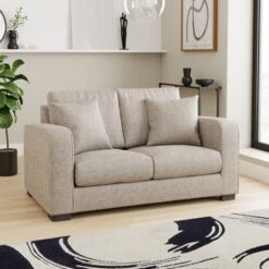 Carson Small Chunky Chenille 2 Seater Sofa