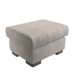 Carson Small Chunky Chenille Footstool -Online Furniture Store 30792417 alt02