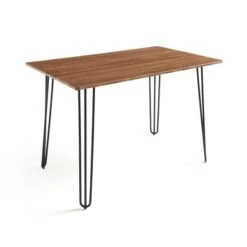 Bella 4 Seater Rectangular Hairpin Leg Dining Table With 2 Benches -Online Furniture Store 30793847 alt04