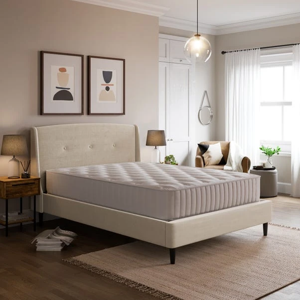 Mason Buttoned Woven Fabric Bed Frame 18 Mason Buttoned Woven Fabric Bed Frame - Image 16