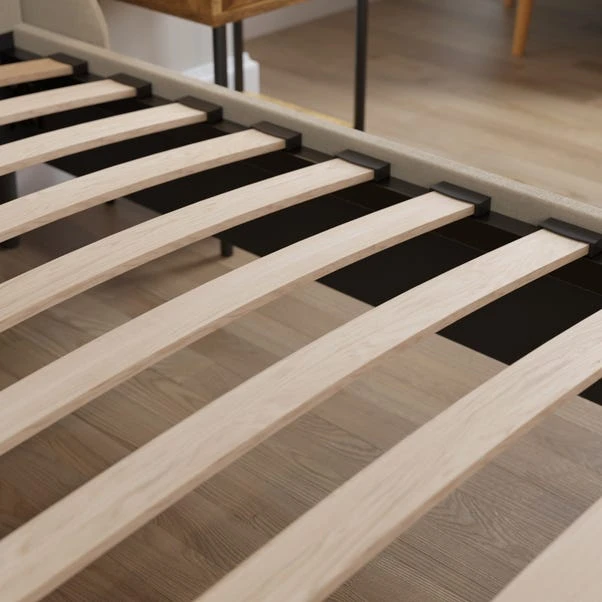 Mason Buttoned Woven Fabric Bed Frame 13 Mason Buttoned Woven Fabric Bed Frame - Image 11