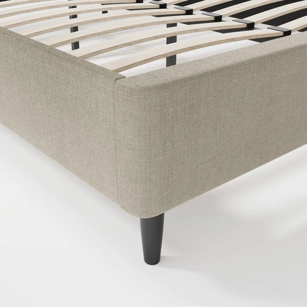 Mason Buttoned Woven Fabric Bed Frame 16 Mason Buttoned Woven Fabric Bed Frame - Image 14