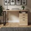 Edison Storage Desk Oak Effect 1 Edison Storage Desk Oak Effect -Online Furniture Store 30800636