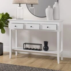 Lynton Console Table White -Online Furniture Store 30801931 alt02
