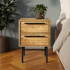 Bryant 2 Drawer Bedside Table -Online Furniture Store 30801932